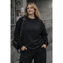 Fırfır Moda Yuvarlak Yaka Sweat