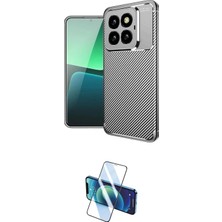 Nuveden Ieg™ Mi 14T Pro Kılıf Eksen Form Prime - Siyah 3D Antistatik Seramik Nano Ekran Koruyucu