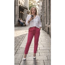 Fırfır Moda Bağlamalı Havuç Pantolon
