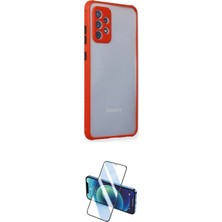 Nuveden Ieg™ Galaxy A72 Kılıf Nova Asil Özel Seri - Siyah 3D Antistatik Seramik Nano Ekran Koruyucu