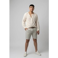 Fırfır Moda Kemerli Erkek Şort