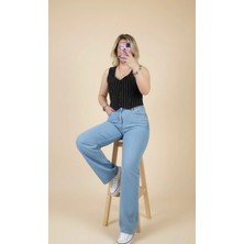 Fırfır Moda Örme Krep Kısa Yelek