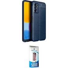 Nuveden Ieg™ Galaxy M52 5g Kılıf Doruk Klasik Özel Seri - Siyah 5d Eko Cam Ekran Koruyucu