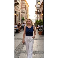 Fırfır Moda Gofre Kısa Yelek
