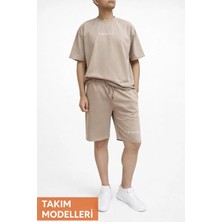 Fırfır Moda Şort Tshirt Takım