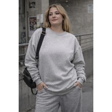 Fırfır Moda Yuvarlak Yaka Sweat