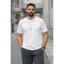 Fırfır Moda Modal Kısa Kol Oversize Tshirt