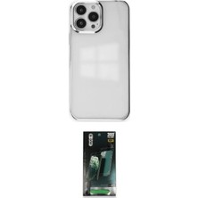 Nuveden Ieg™ Iphone 14 Pro Max Kılıf Doruk Doku Prime - Şeffaf 360 Full Body Arka Koruyucu