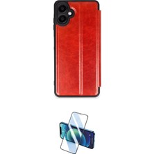 Nuveden Ieg™ Galaxy A06 Kılıf Zirve Yansıma Serisi - Siyah 3D Antistatik Seramik Nano Ekran Koruyucu