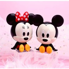 Dek Sevimli Minnie ve Mickey Mouse 2’li Figür Seti - 6 cm x 7.6 cm