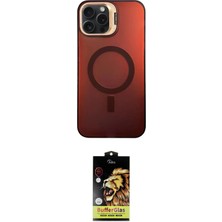 Nuveden Ieg™ Iphone 15 Pro Kılıf Doruk Klasik Prime - Siyah Buffer Cam Ekran Koruyucu