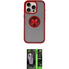 Nuveden Ieg™ Iphone 16 Pro Max Kılıf Yörünge Çizgi - Şeffaf 360 Full Body Arka Koruyucu