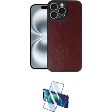 Nuveden Ieg™ Iphone 16 Pro Max Kılıf Kıvılcım Işık Serisi - Siyah 3D Antistatik Seramik Nano Ekra
