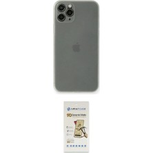 Nuveden Ieg™ Iphone 11 Pro Kılıf Yadigar Yansıma Serisi - Siyah Mat Seramik Nano Ekran Koruyucu