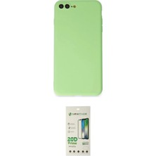 Nuveden Ieg™ Iphone 7 Plus Kılıf Kozmos Yansıma Özel Seri - Siyah 20D Premium Cam Ekran Koruyucu