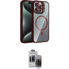 Nuveden Ieg™ Iphone 15 Pro Max Kılıf Yadigar Asil Koleksiyonu - Siyah Vanessa Magic Hayalet Cam