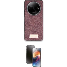 Nuveden Ieg™ Redmi A3 4g Kılıf Vadi Klasik Serisi - Siyah 3D Antistatik Mat Seramik Nano Ekran Koruyucu