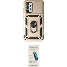 Nuveden Ieg™ Galaxy A73 5g Kılıf Ahenk Klasik - Şeffaf Pasifik Cam Ekran Koruyucu