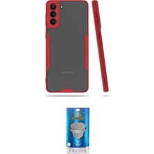 Nuveden Ieg™ Galaxy S21 Plus Kılıf Atlas Asil Serisi - Şeffaf Royal Nano Ekran Koruyucu