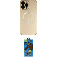 Nuveden Ieg™ Iphone 14 Pro Max Kılıf Zirve Klasik Prime - Siyah 18D Cam Ekran Koruyucu