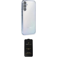 Nuveden Ieg™ Galaxy A34 5g Kılıf Vadi Minimal - Siyah 6d Antistatik Mat Seramik Hayalet Nano Ekran Koru