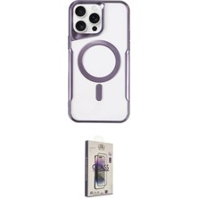Nuveden Ieg™ Iphone 15 Pro Max Kılıf Yadigar Klasik Özel Seri - Siyah Bilvis 3D Cam Ekran Koruyucu