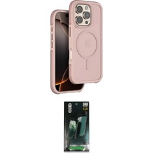 Nuveden Ieg™ Iphone 16 Pro Max Kılıf Çekirdek Minimal Prime - Siyah 360 Mat Full Body Arka Koruyucu