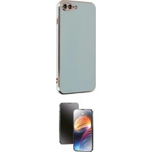 Nuveden Ieg™ Iphone 7 Plus Kılıf Yankı Serisi - Siyah 3D Antistatik Mat Seramik Nano Ekran Koruyucu