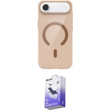 Nuveden Ieg™ Iphone 17 Air Kılıf Pusula Form Özel Seri - Siyah Bilvis 5in1 5d Magic Hayalet Cam Ekran