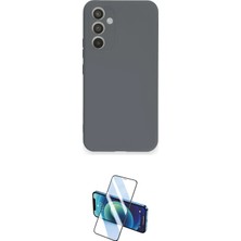 Nuveden Ieg™ Galaxy A34 5g Kılıf Ahenk Serisi - Siyah 3D Antistatik Cam Ekran Koruyucu