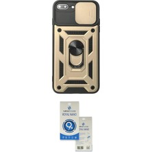 Nuveden Ieg™ Iphone 7 Plus Kılıf Ahenk Klasik - Şeffaf Royal Nano Ekran Koruyucu