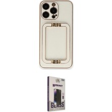 Nuveden Ieg™ Iphone 13 Pro Max Kılıf Kozmos Minimal Prime - Siyah Bilvis Hayalet Cam Ekran Koruyucu