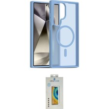 Nuveden Ieg™ Galaxy S24 Ultra Kılıf Siluet Minimal Prime - Siyah Polymer Nano Ekran Koruyucu