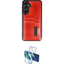 Nuveden Ieg™ Galaxy A16 5g Kılıf Yörünge Işık Serisi - Siyah 3D Antistatik Cam Ekran Koruyucu