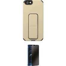 Nuveden Ieg™ Iphone 6 Kılıf Çekirdek Yansıma - Beyaz 3D Antistatik Hayalet Cam Ekran Koruyucu