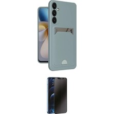 Nuveden Ieg™ Galaxy A26 Kılıf Vadi Çizgi Prime - Siyah 3D Antistatik Hayalet Cam Ekran Koruyucu