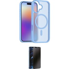 Nuveden Ieg™ Iphone 17 Kılıf Siluet Minimal Prime - Siyah 3D Antistatik Hayalet Cam Ekran Koruyucu