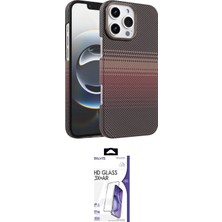 Nuveden Ieg™ Iphone 16 Pro Max Kılıf Doruk Serisi - Siyah Bilvis 3x Ar Hd Cam Ekran Koruyucu