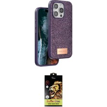 Nuveden Ieg™ Iphone 14 Pro Max Kılıf Vadi Klasik Serisi - Siyah Buffer Cam Ekran Koruyucu