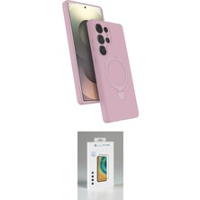Nuveden Ieg™ Galaxy S25 Ultra Kılıf Iz Işık Koleksiyonu - Şeffaf Polymer Nano Ekran Koruyucu