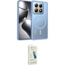 Nuveden Ieg™ Mi 14T Pro Kılıf Siluet Minimal Prime - Şeffaf Pasifik Cam Ekran Koruyucu