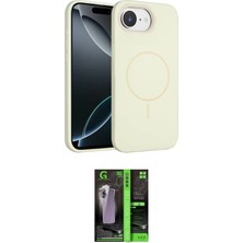 Nuveden Ieg™ Iphone 16E Kılıf Yankı Form Serisi - Şeffaf 360 Full Body Arka Koruyucu