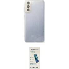Nuveden Ieg™ Galaxy S21 Fe Kılıf Zirve Doku - Şeffaf Pasifik Cam Ekran Koruyucu