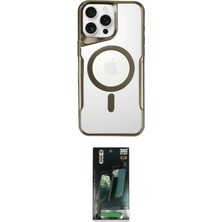 Nuveden Ieg™ Iphone 16 Pro Max Kılıf Yadigar Klasik Özel Seri - Siyah 360 Mat Full Body Arka Koruyucu