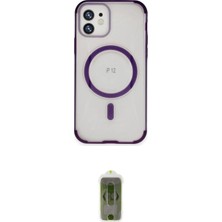 Nuveden Ieg™ Iphone 12 Kılıf Eksen Klasik Koleksiyonu - Siyah Joko Magic 5d Hayalet Cam