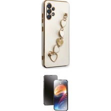 Nuveden Ieg™ Galaxy A32 Kılıf Nova Işık Prime - Siyah 3D Antistatik Mat Seramik Nano Ekran Koruyucu