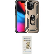 Nuveden Ieg™ Iphone 14 Pro Kılıf Ahenk Klasik Koleksiyonu - Siyah Mat Seramik Nano Ekran Koruyucu