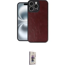 Nuveden Ieg™ Iphone 16 Pro Max Kılıf Kıvılcım Işık Serisi - Siyah Bilvis 3D Cam Ekran Koruyucu