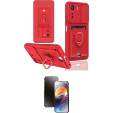 Nuveden Ieg™ Redmi 13C Kılıf Vadi Form Prime - Siyah 3D Antistatik Mat Seramik Nano Ekran Koruyucu