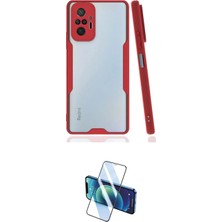 Nuveden Ieg™ Redmi Note 10 Pro Kılıf Atlas Asil Serisi - Siyah 3D Antistatik Cam Ekran Koruyucu